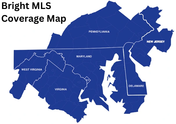 Bright MLS coverage map